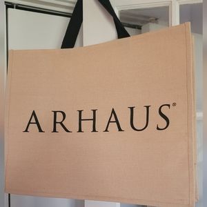 Arhaus Natural Jute Shopping Tote